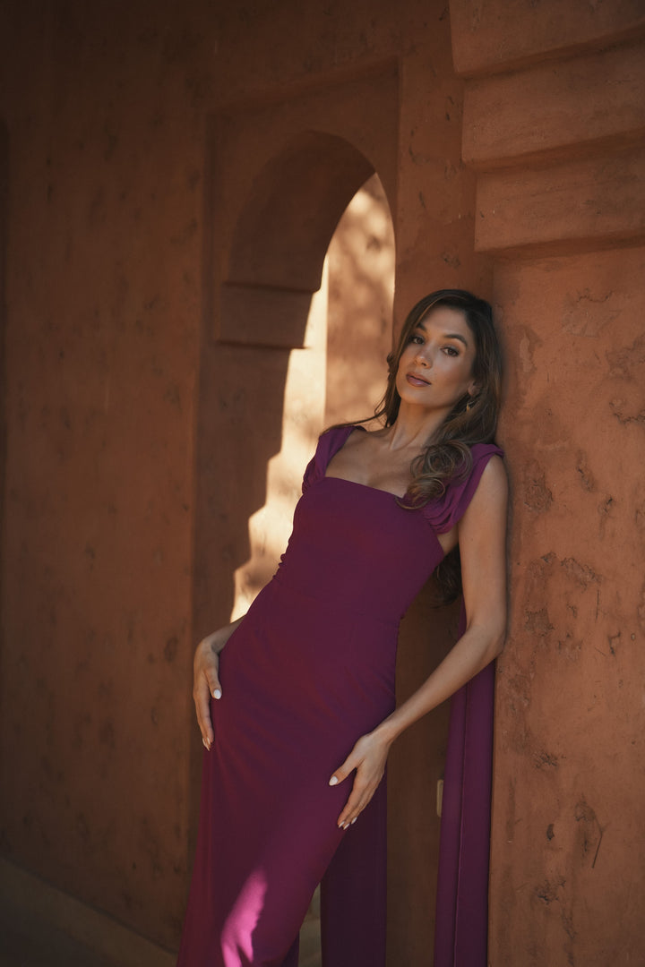 VESTIDO NICOLE MAGENTA