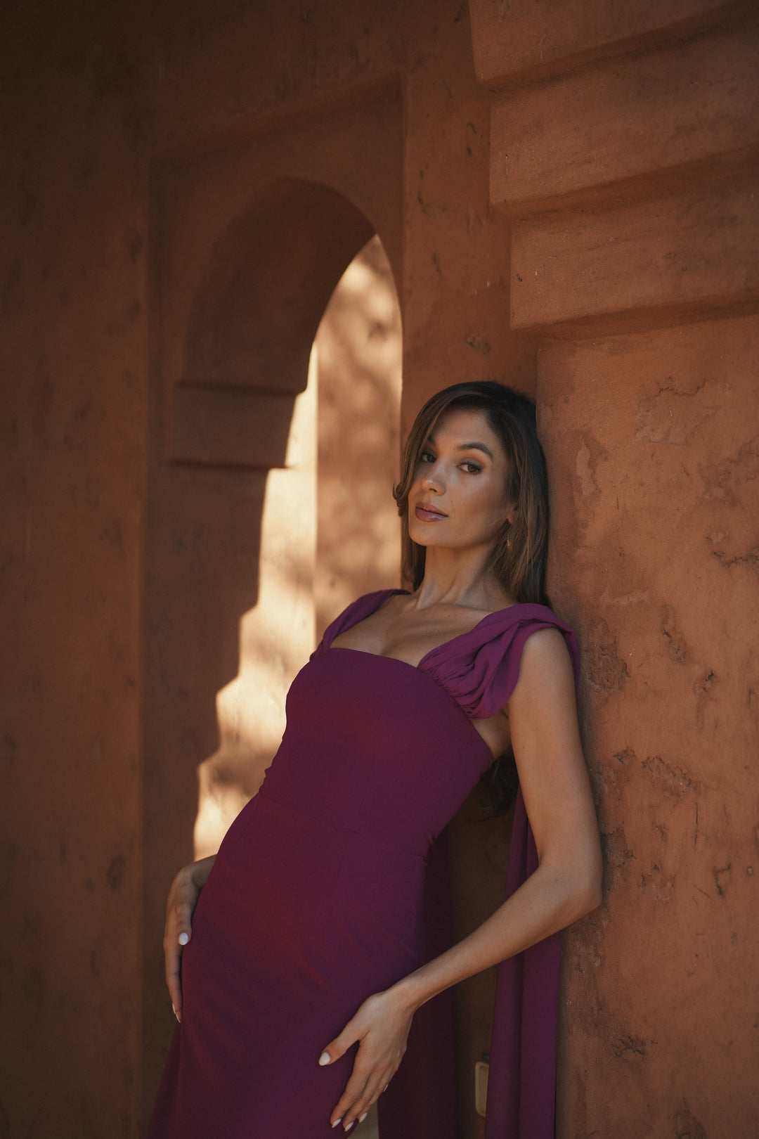 VESTIDO NICOLE MAGENTA
