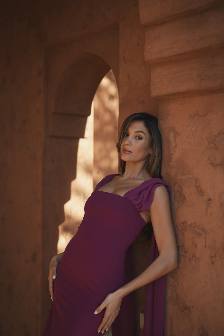VESTIDO NICOLE MAGENTA