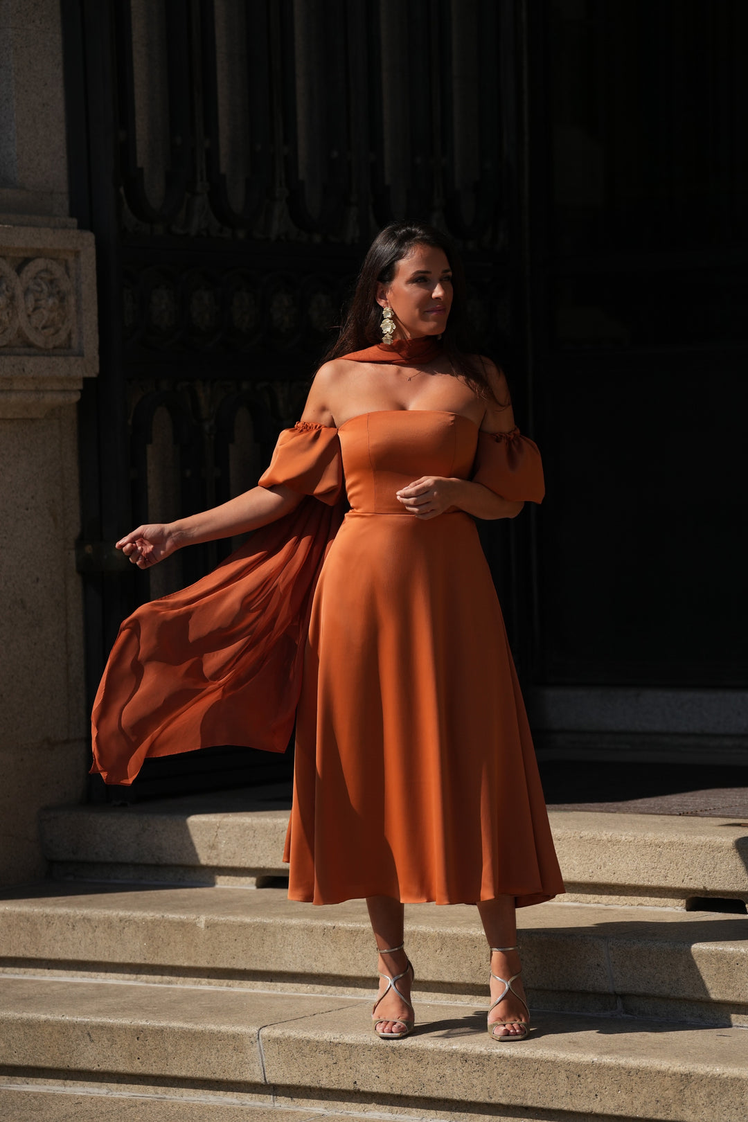 satin dress singapore Buy Women's Dresses Satin A-Line Long Sleeve Online