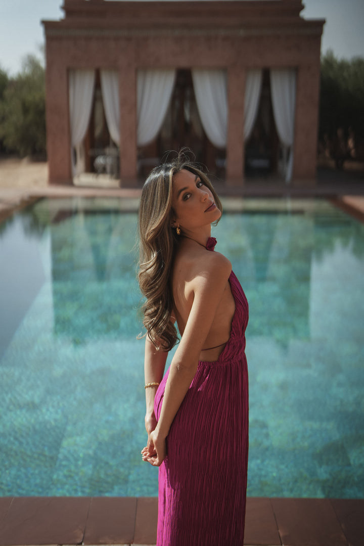 ROBE MARBELLA FUCHSIA