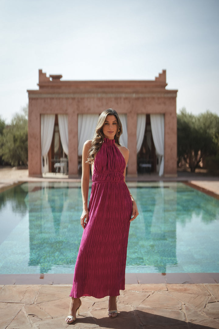 ROBE MARBELLA FUCHSIA