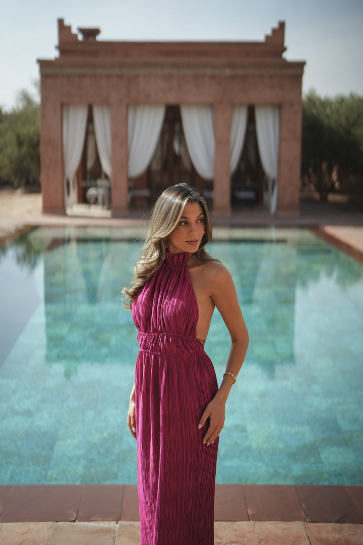 ROBE MARBELLA FUCHSIA