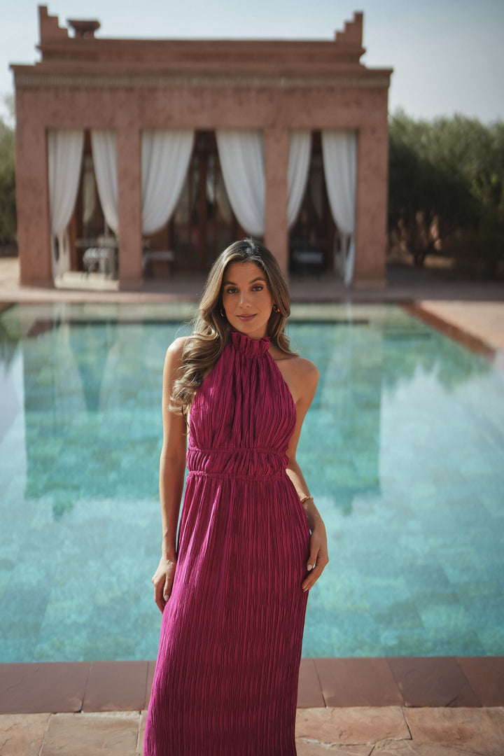 ROBE MARBELLA FUCHSIA