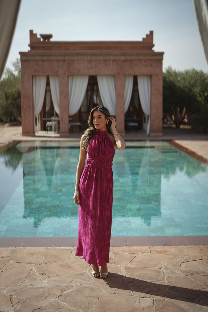 ROBE MARBELLA FUCHSIA