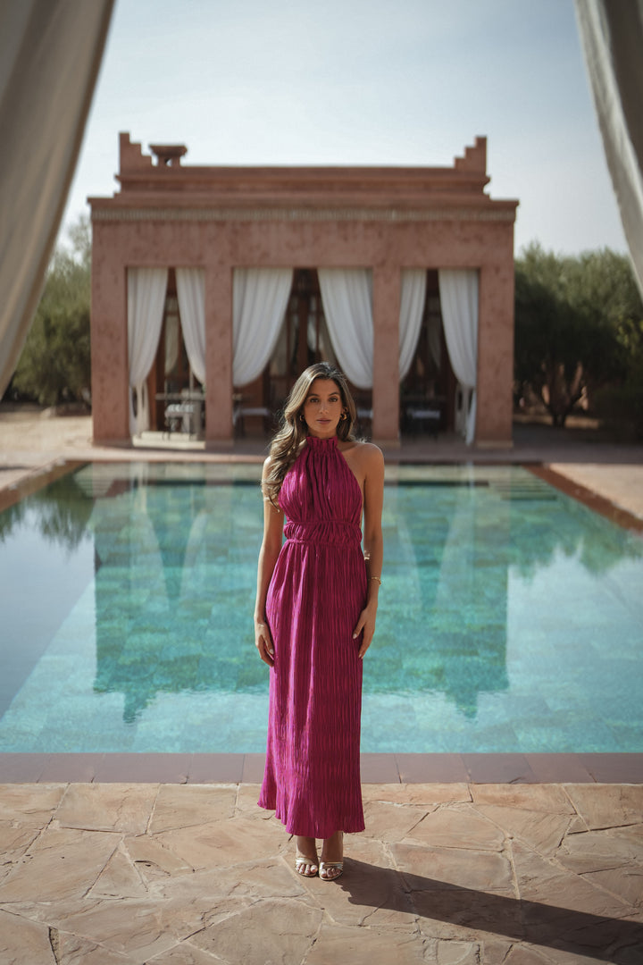 ROBE MARBELLA FUCHSIA