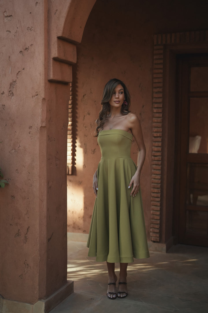 ROBE ADELLE VERTE
