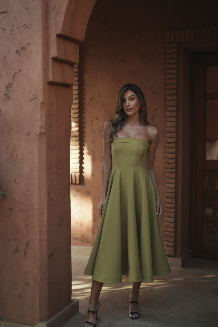 ROBE ADELLE VERTE