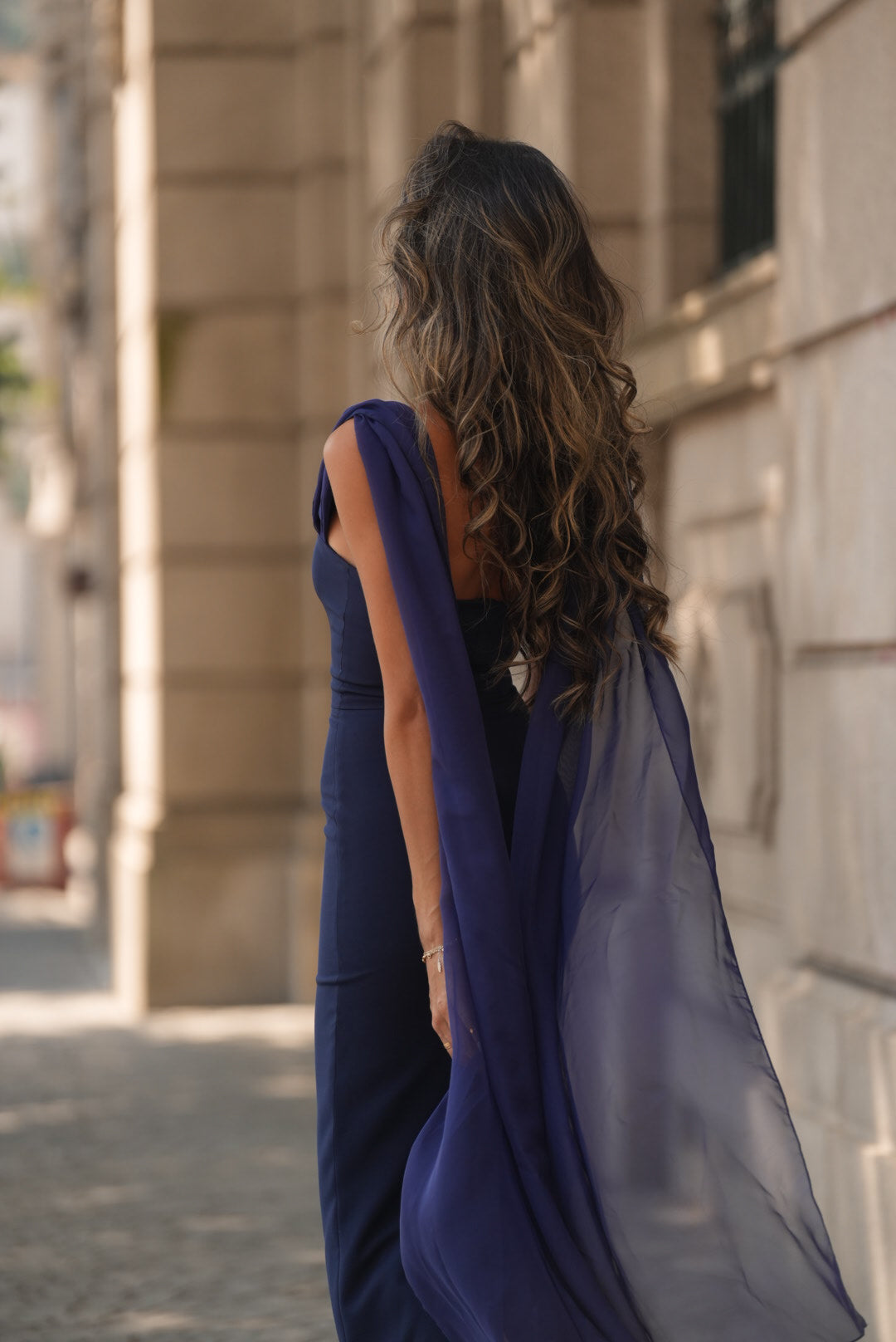 VESTIDO NICOLE AZUL MARINO