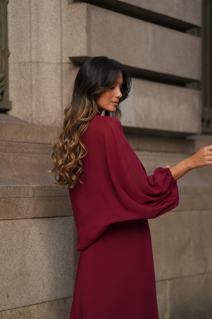 VIENNA MAROON JACKET