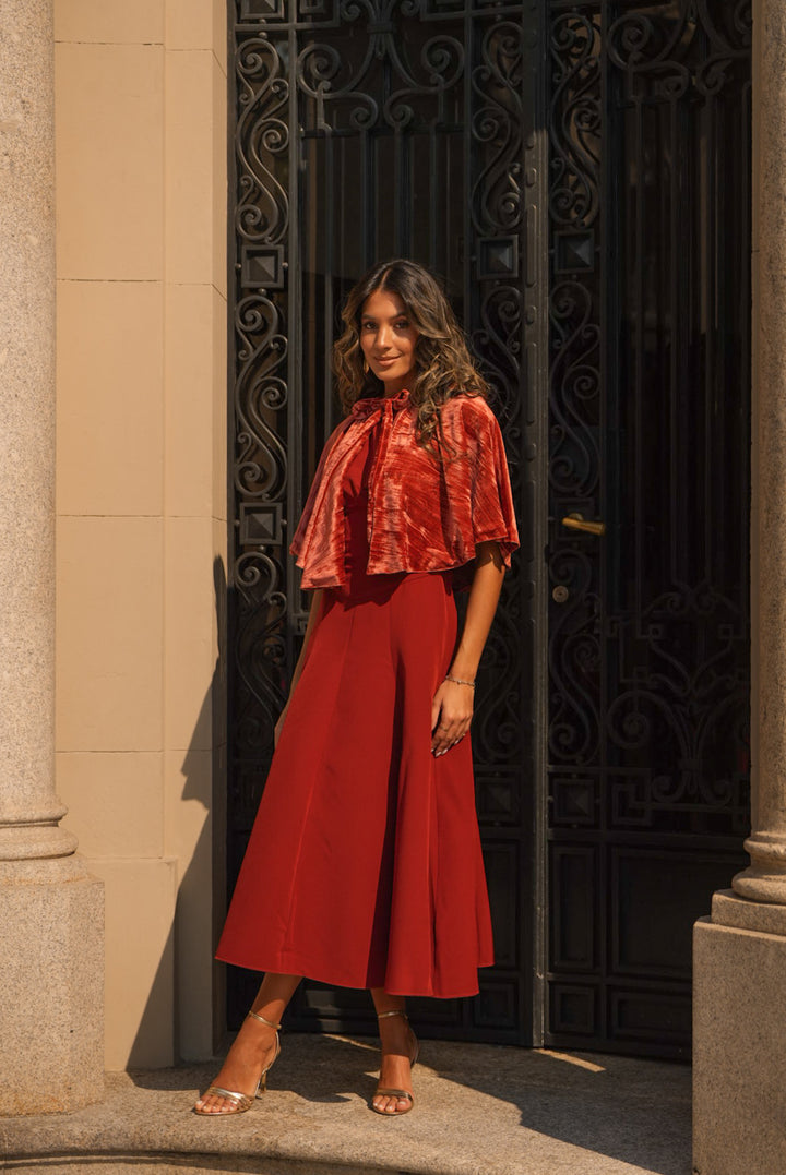 VESTIDO GENOVEVA TEJA