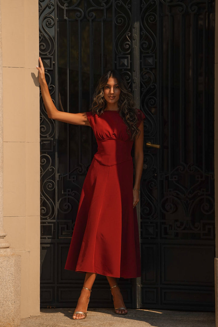 VESTIDO GENOVEVA TEJA