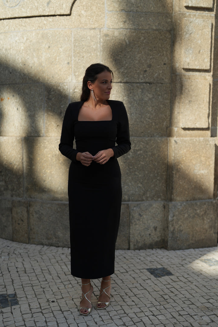 SELINA BLACK DRESS