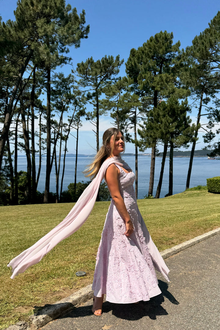 VESTIDO FLORA MALVA