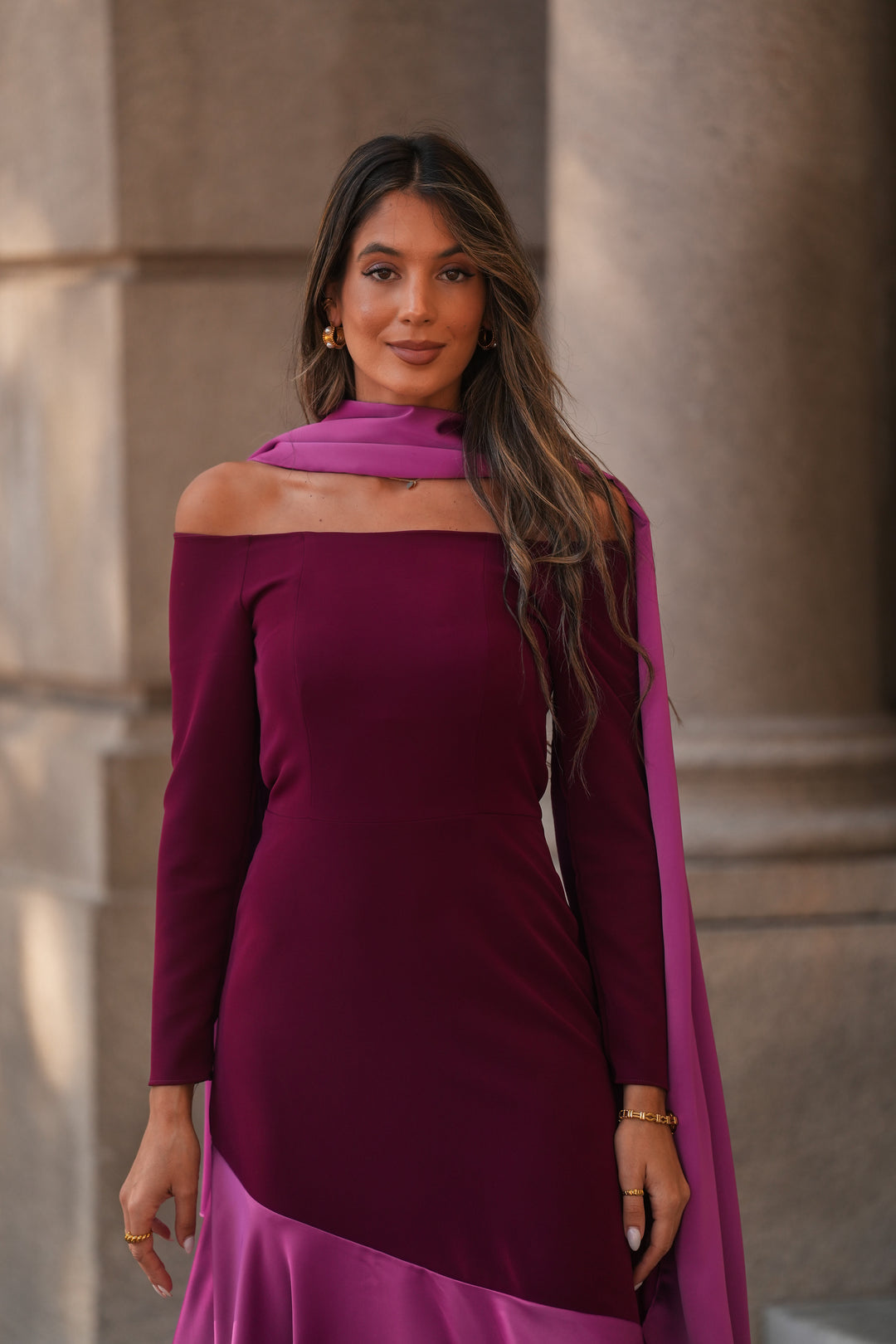 FIONA NAVY BLUE LONG DRESS