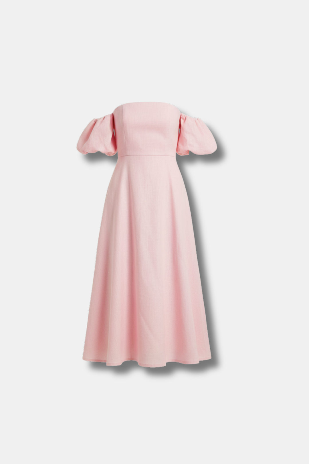 SINGAPORE PINK LINEN DRESS