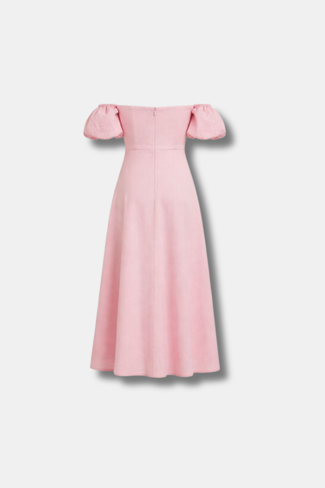 SINGAPORE PINK LINEN DRESS