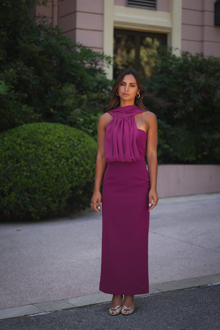 ROBE MANUELA MAGENTA