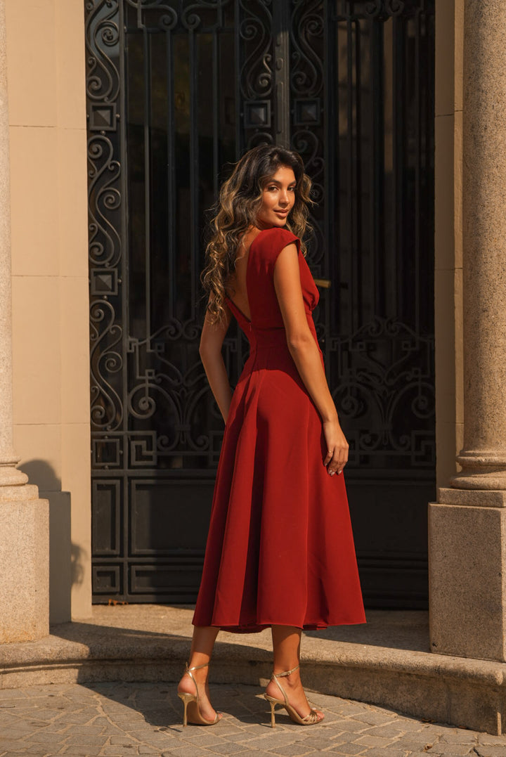 VESTIDO GENOVEVA TEJA