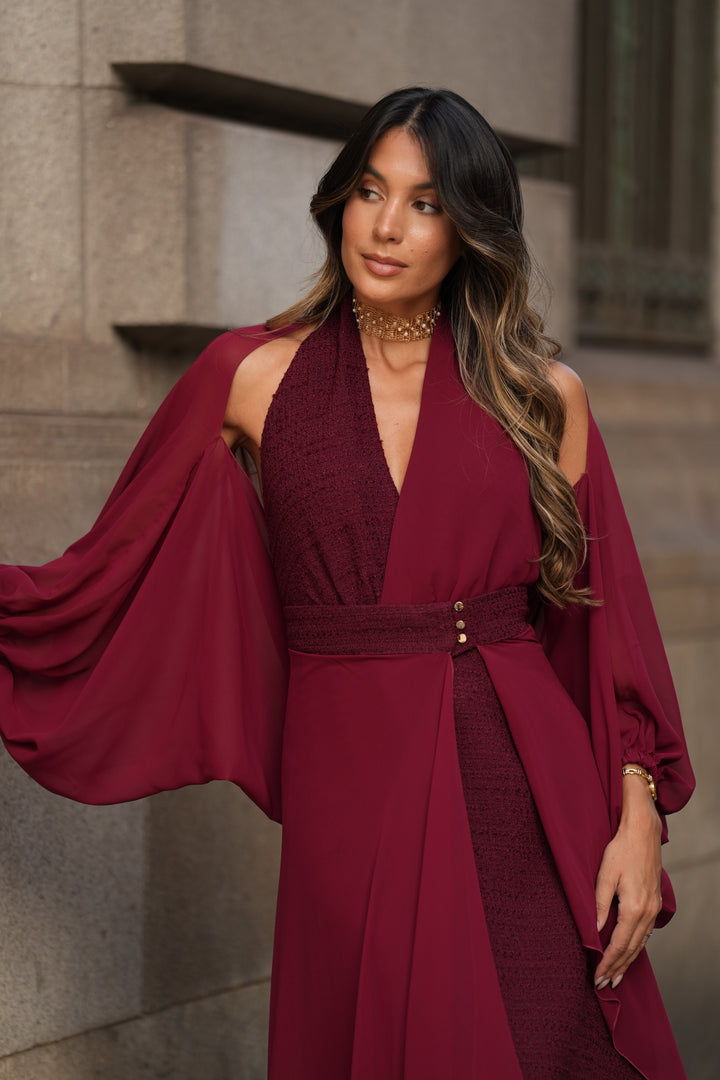 VIENNA MAROON JACKET