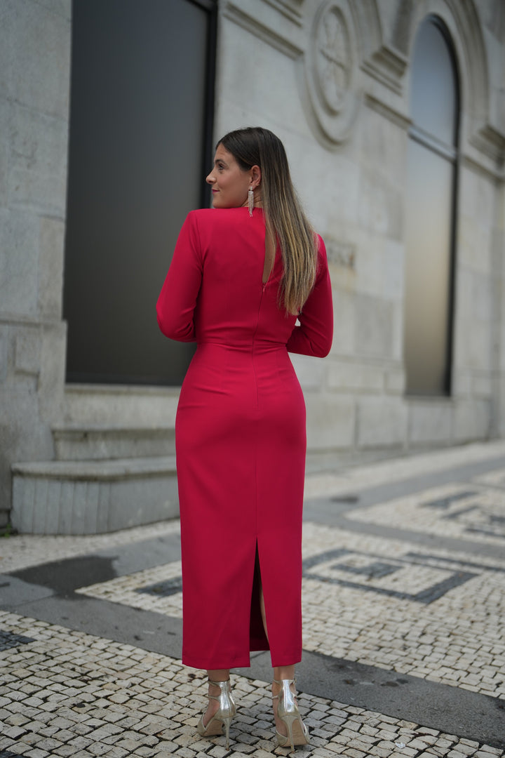 VESTIDO SELINA ROJO