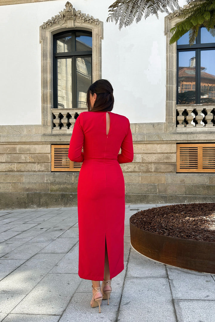 VESTIDO SELINA ROJO