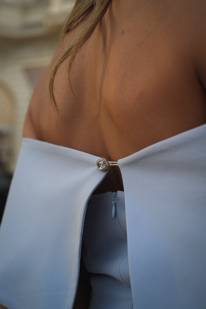 ROBE VOILIER BLEU CLAIR