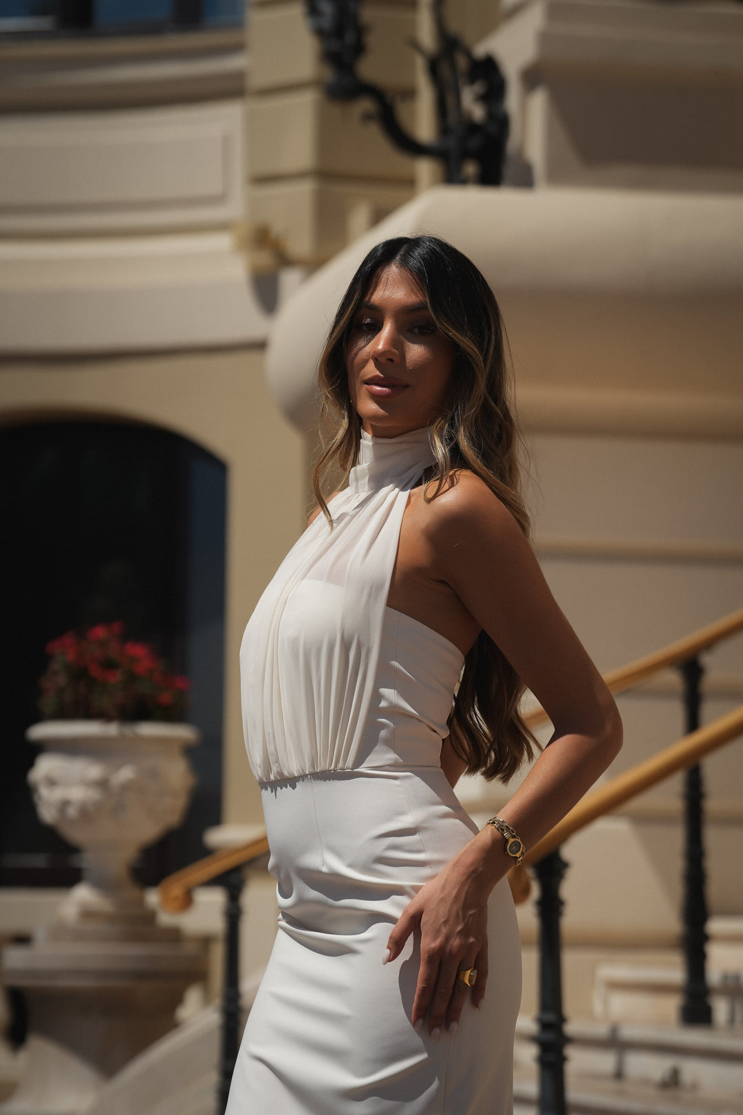 VESTIDO MANUELA BEIGE