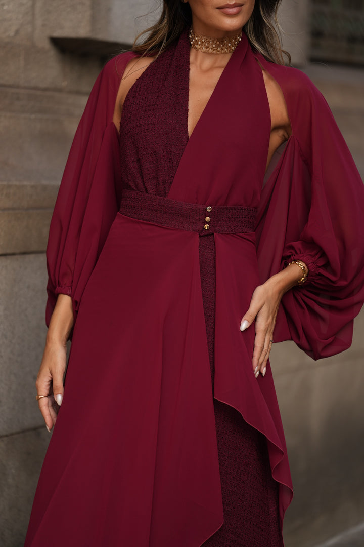 VIENNA MAROON JACKET