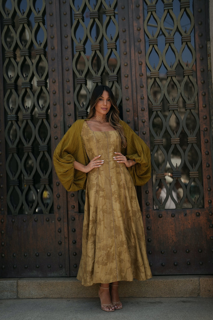 ROBE CAMILLE GRIS CHAUD