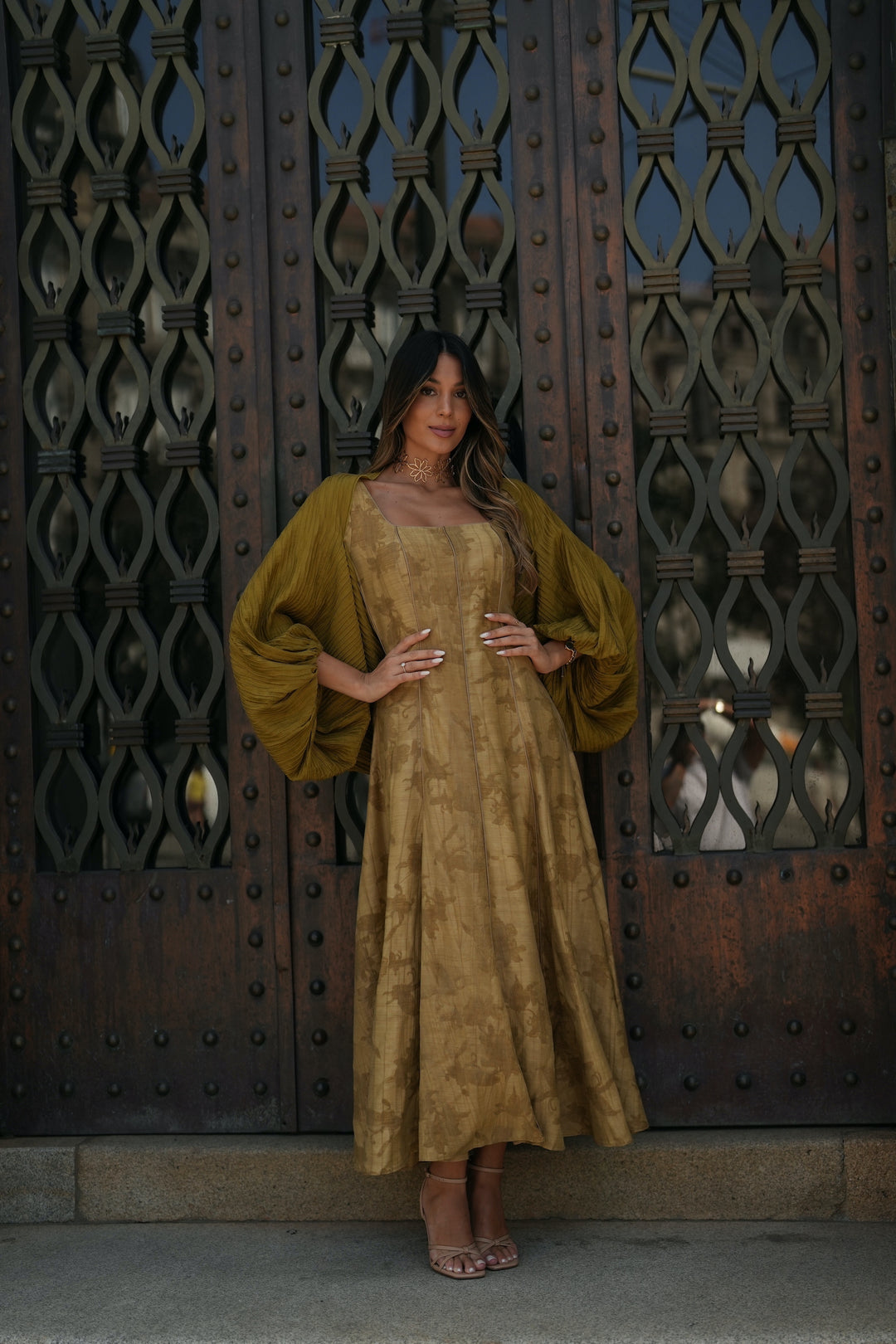 ROBE CAMILLE GRIS CHAUD
