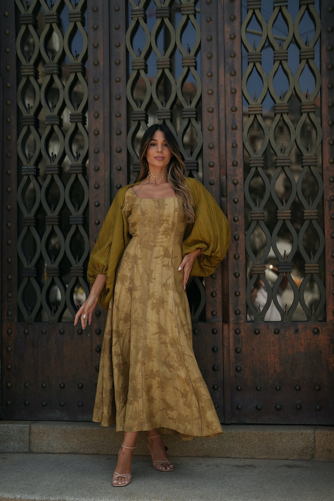 ROBE CAMILLE GRIS CHAUD