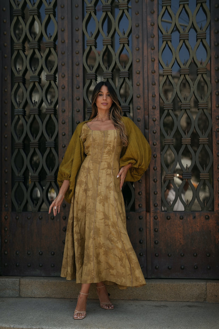 ROBE CAMILLE GRIS CHAUD