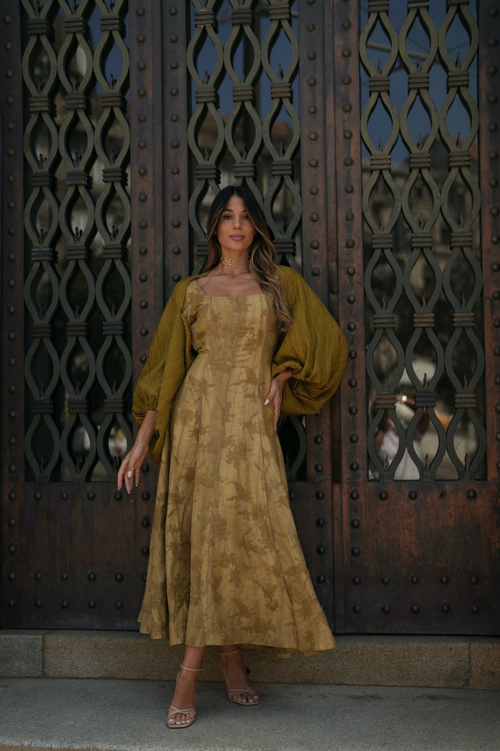 ROBE CAMILLE GRIS CHAUD