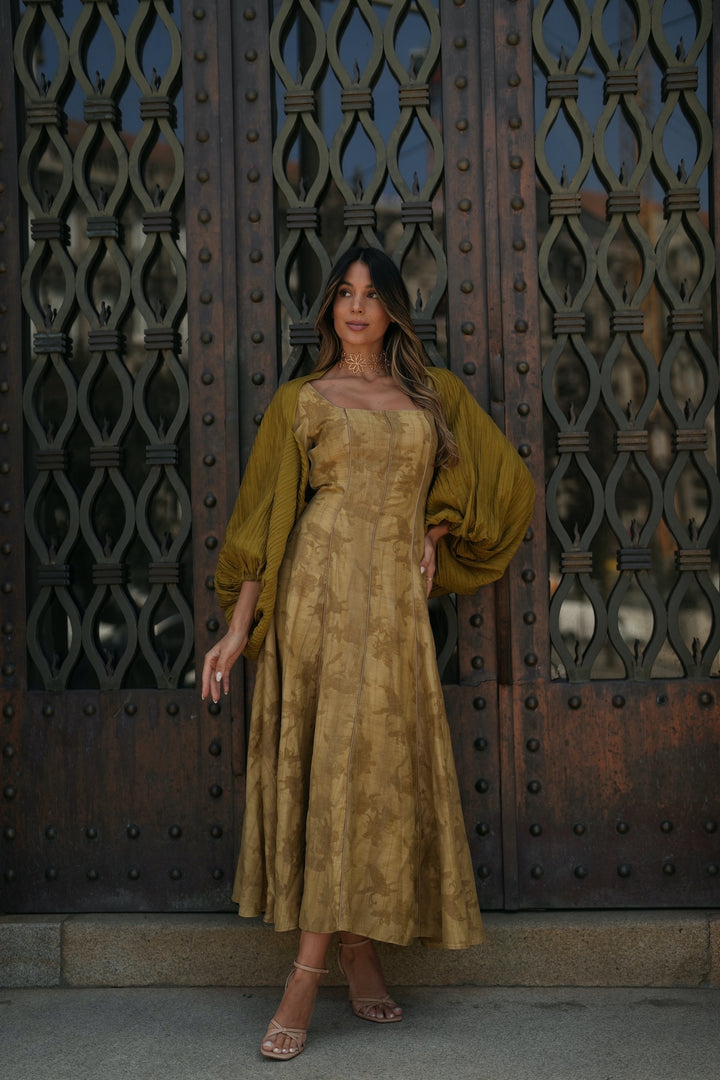 ROBE CAMILLE GRIS CHAUD