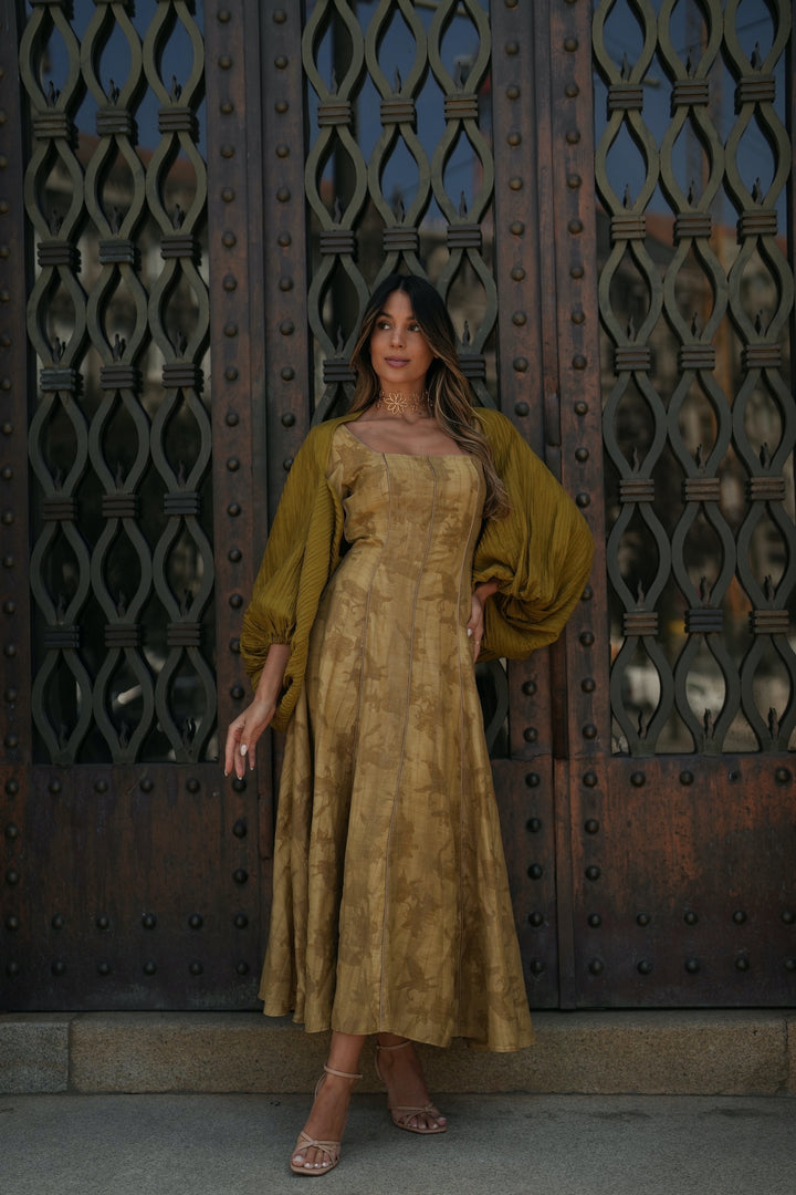 ROBE CAMILLE GRIS CHAUD