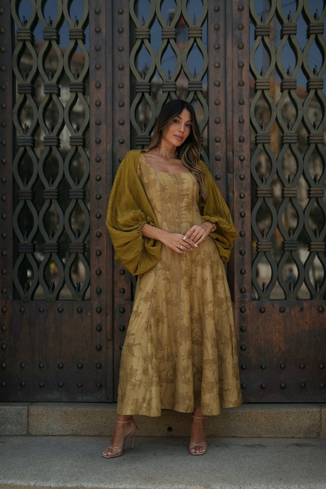 ROBE CAMILLE GRIS CHAUD