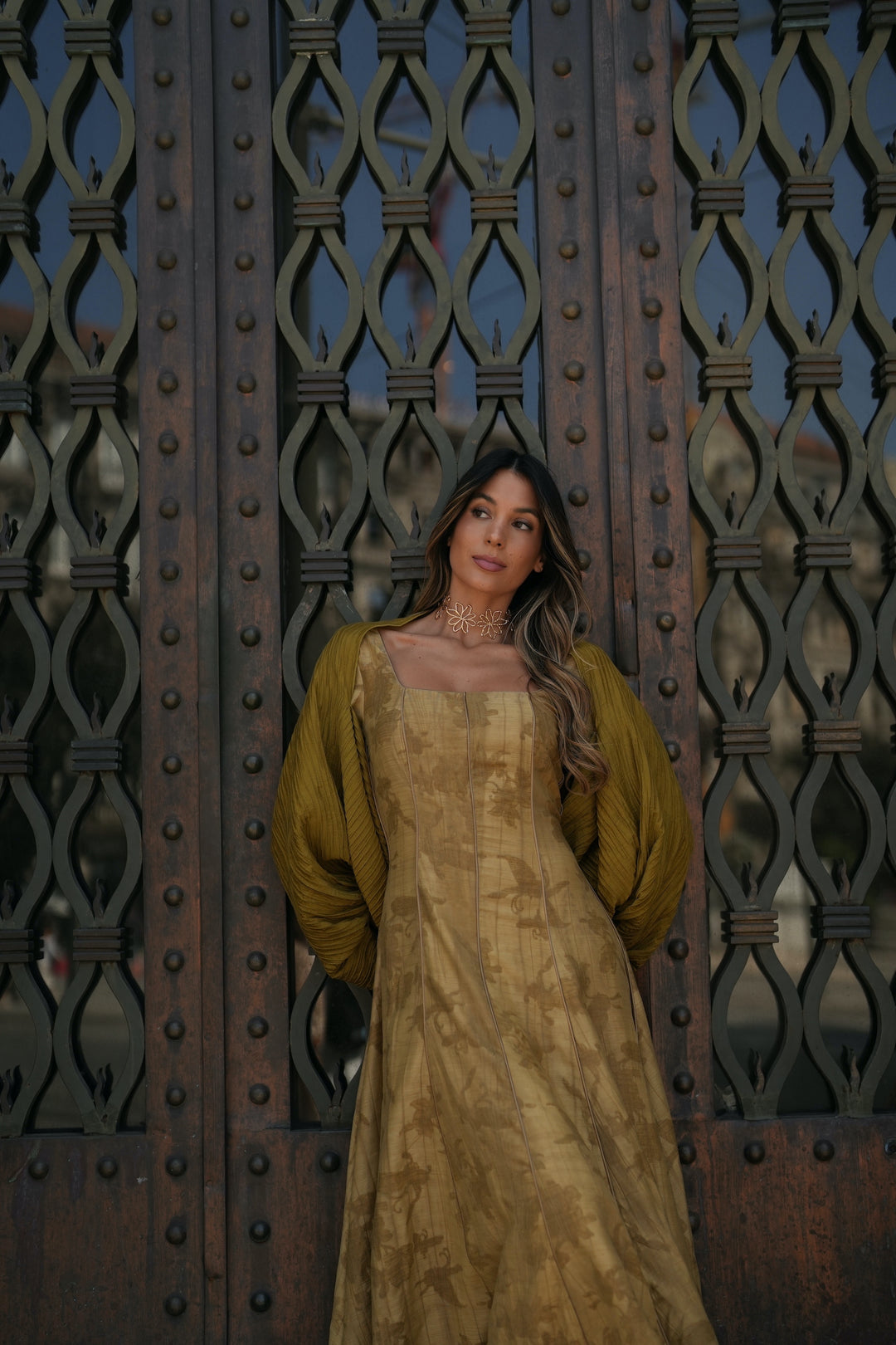 ROBE CAMILLE GRIS CHAUD