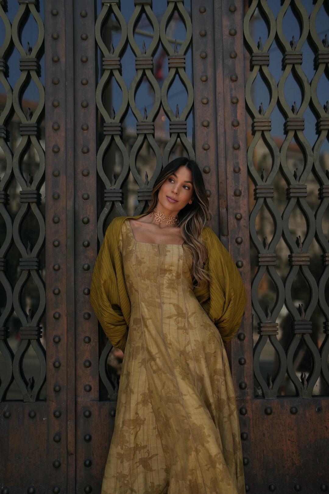 ROBE CAMILLE GRIS CHAUD