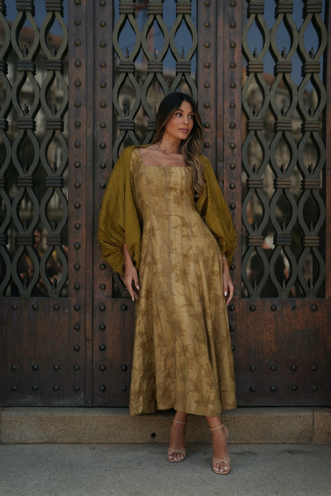 ROBE CAMILLE GRIS CHAUD