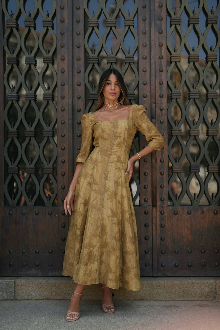 ROBE CAMILLE GRIS CHAUD