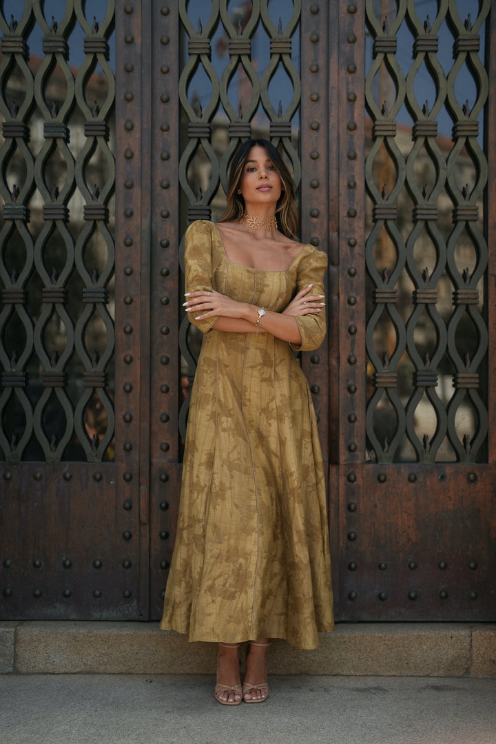 ROBE CAMILLE GRIS CHAUD