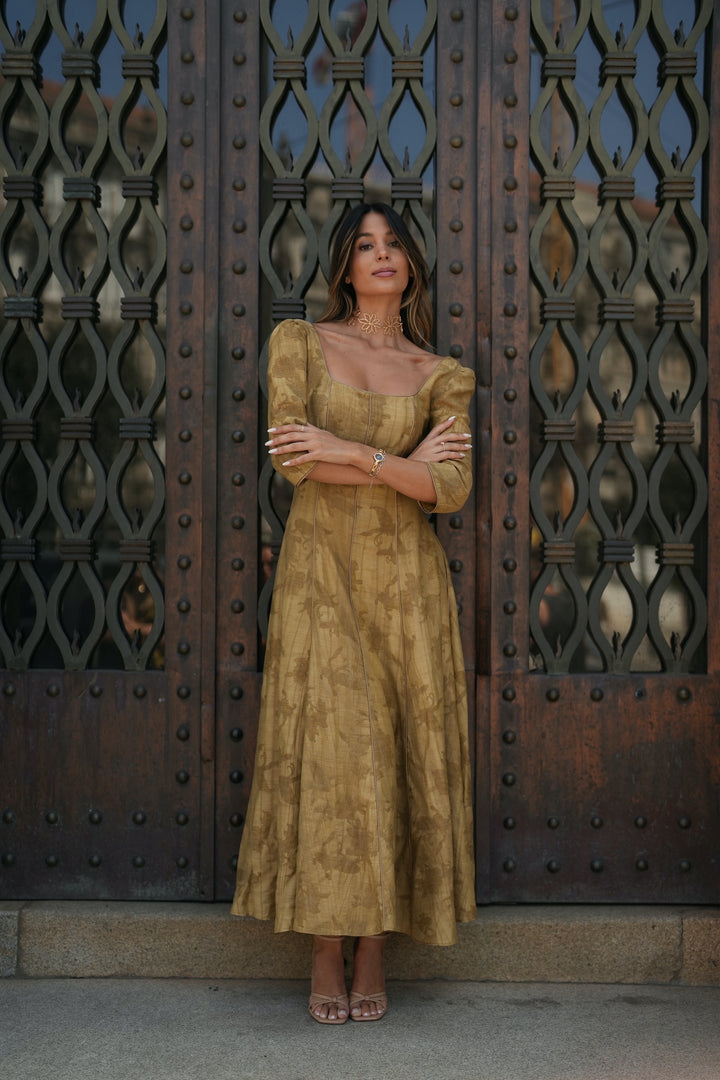 ROBE CAMILLE GRIS CHAUD