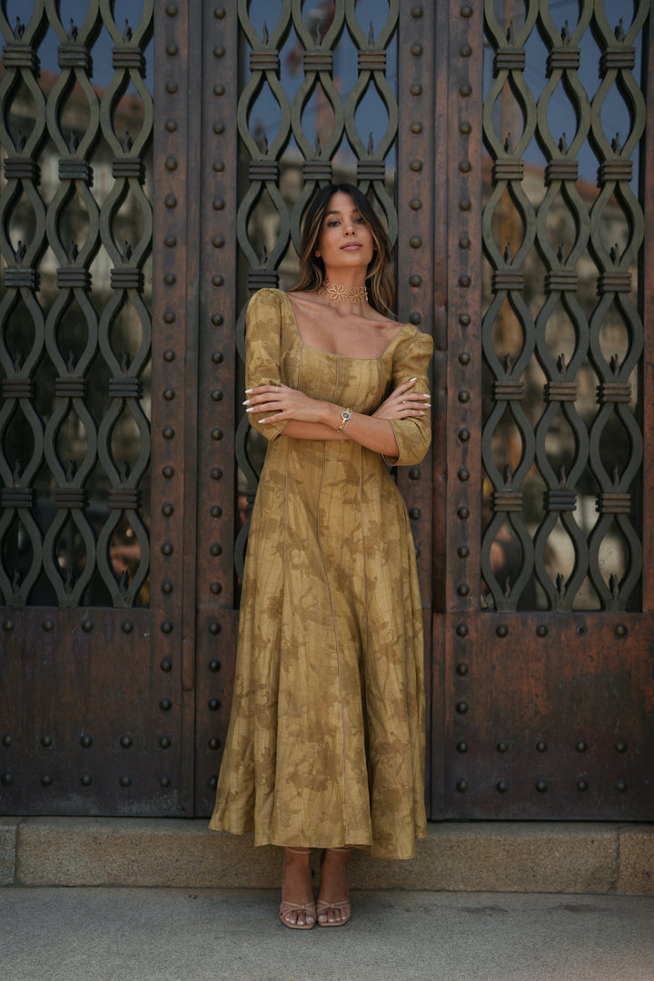 ROBE CAMILLE GRIS CHAUD