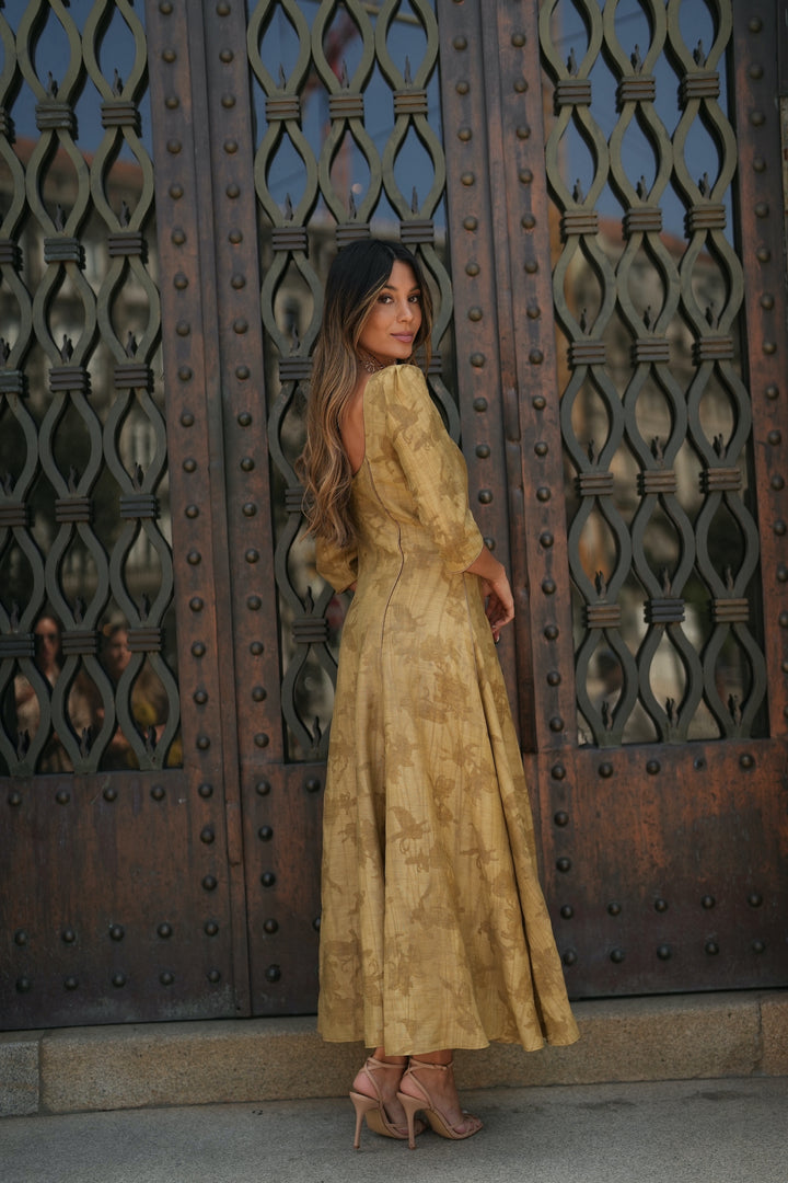 ROBE CAMILLE GRIS CHAUD