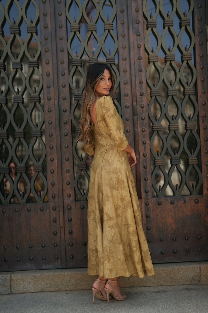 ROBE CAMILLE GRIS CHAUD