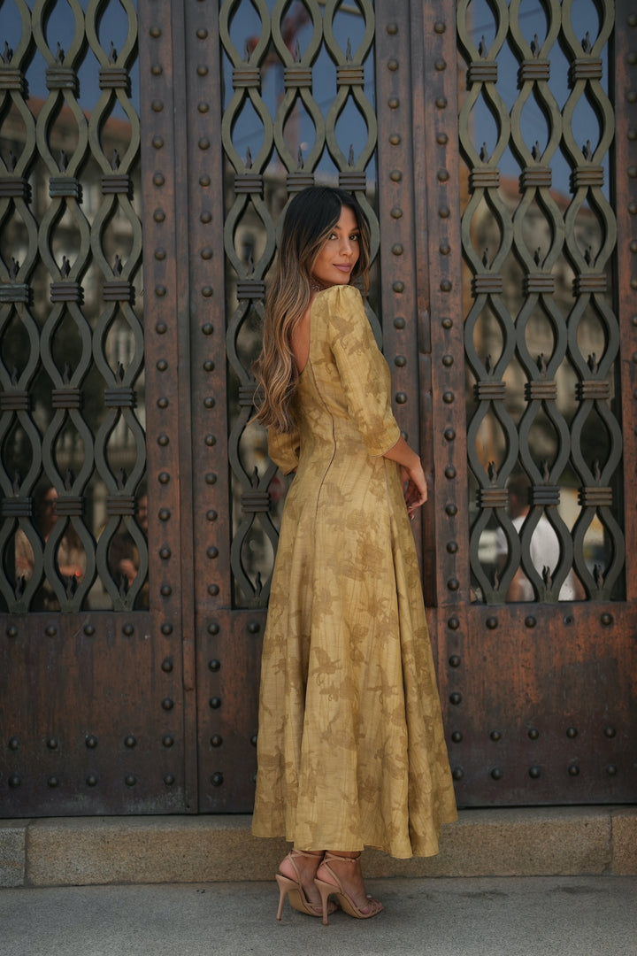 ROBE CAMILLE GRIS CHAUD