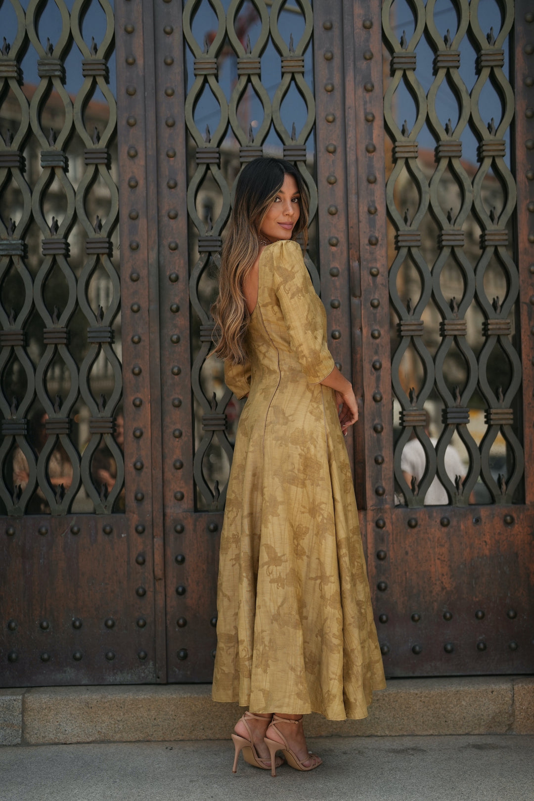 ROBE CAMILLE GRIS CHAUD