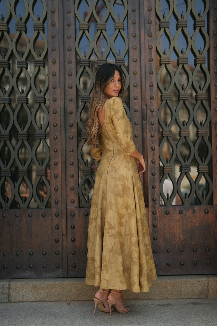 ROBE CAMILLE GRIS CHAUD
