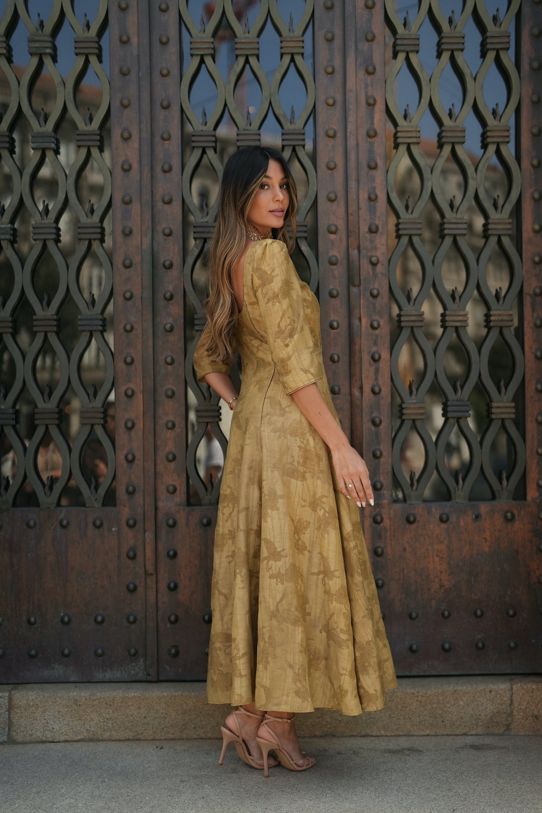 ROBE CAMILLE GRIS CHAUD